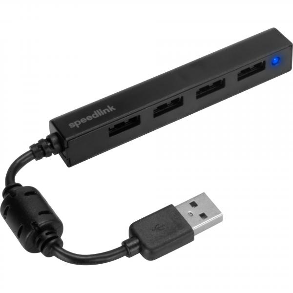SPEEDLINK SNAPPY SLIM USB Hubi 4-Porttinen