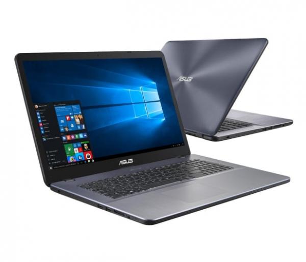 Käytetty Asus X705QA 17", A12-9720P, 8GB, 128 GB SSD, Linux Mint