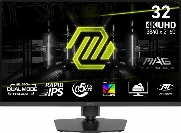 MSI MAG 322URDF E16 31.5inch Rapid IPS UHD 160Hz 0.5ms 2xHDM2.1 DP HUB USB Pivot