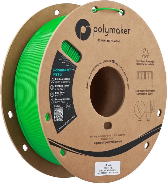 PETG 1,75mm GREEN 1kg