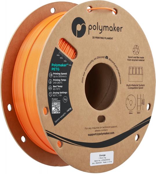 PETG 1,75mm ORANGE 1kg