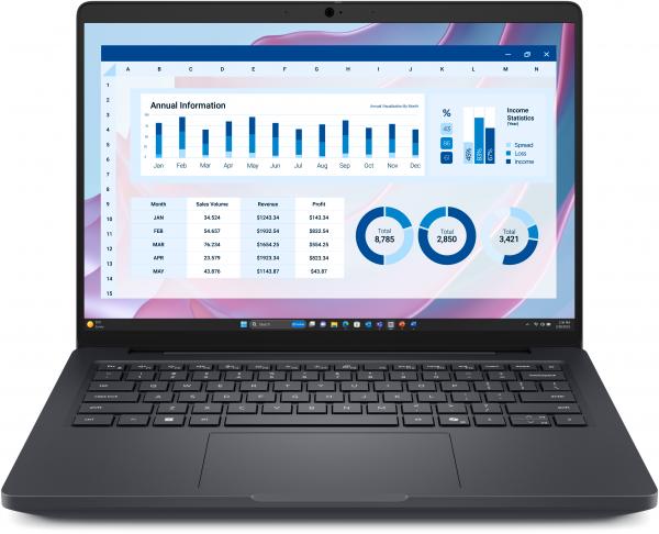 DELL PRO MAX 14 R7-AI350/14FHD+/32GB/1TBSSD/R860M/W11P/NO-AC/3BW