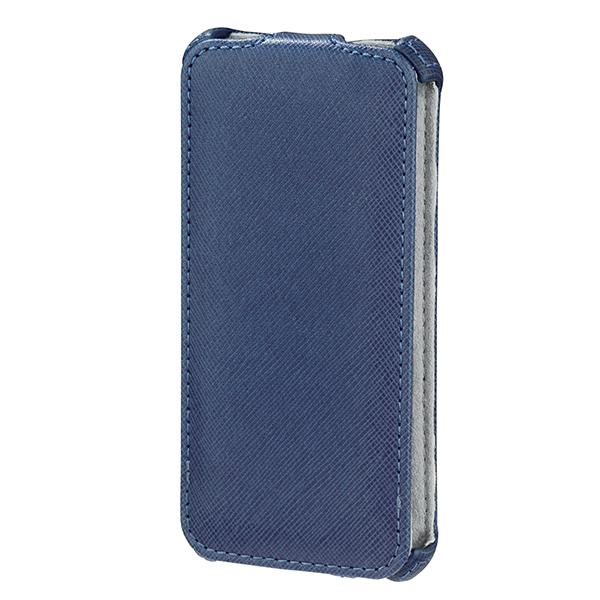 Hama iPhone5 Laukku Flip-Front Sininen Nahkaa