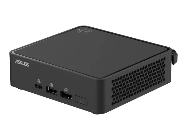 ASUS NUC 15 Pro Slim Kit RNUC15CRKU700000 - Barebone - mini PC 1 x Core Ultra 7 255H / jopa 5.1 GHz - RAM 0 Gt - Arc Graphics 140T - Gigabit Ethernet, 2.5 Gigabit Ethernet, IEEE 802.11ax (Wi-Fi 6), Bluetooth 5.4, IEEE 802.11be (Wi-Fi 7) - musta