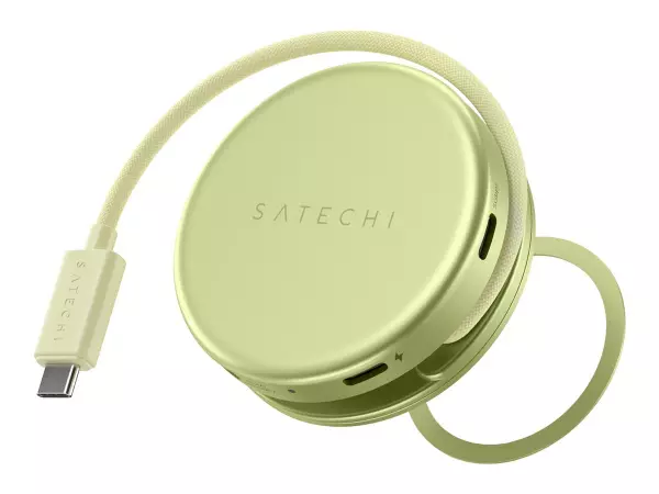 Satechi OntheGo USB-C Dockingstation sitruuna