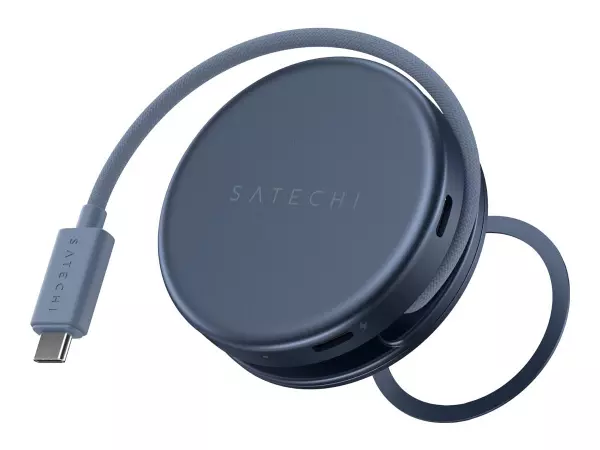 Satechi OntheGo 5w1 USB-C USB-A HDMI 4K czytnik kart SD 104 MB/s USB-C PD passthrrough 60W