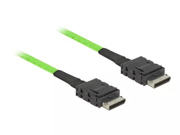 DeLOCK Serial Attached SCSI (SAS) internt kabel Grøn 50cm