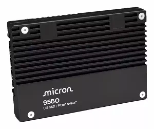 Micron 9550 MAX - SSD - Enterprise, Mixed Use - salattu - 6.4 Tt - sisäinen - 2.5 - U.2 PCIe 5.0 x4 (NVMe) - TCG Opal Encryption 2.02 - TAA-yhteensopiva