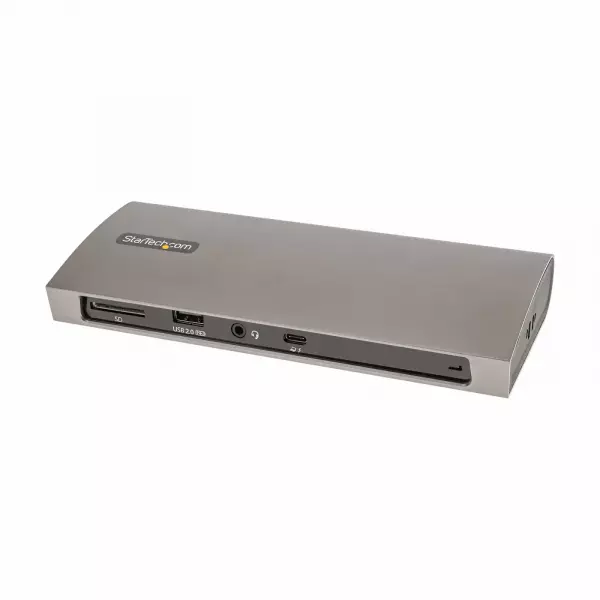 Startech Thunderbolt 4 Dock, 96W Power Delivery, Single 8K/Dual Monitor 4K 60Hz, 3xTB4/USB4 ports, 4xUSB-A, SD, GbE, Thunderbolt 4 Docking Station for Windows or TB3 MacBook, 0.8m - Telakointiasema - Thunderbolt 4 - 3 x Thunderbolt - 1GbE - Pohjois-A