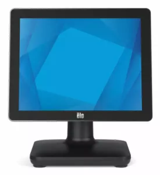 Elo Touch Solutions POS System, 15-inch 43, Win10 Core i3, 4GB RAM, 128SSD Projected Capacitive 10-touch, Zero-Bezel, Antiglare, Black, with I/O Hub Stand