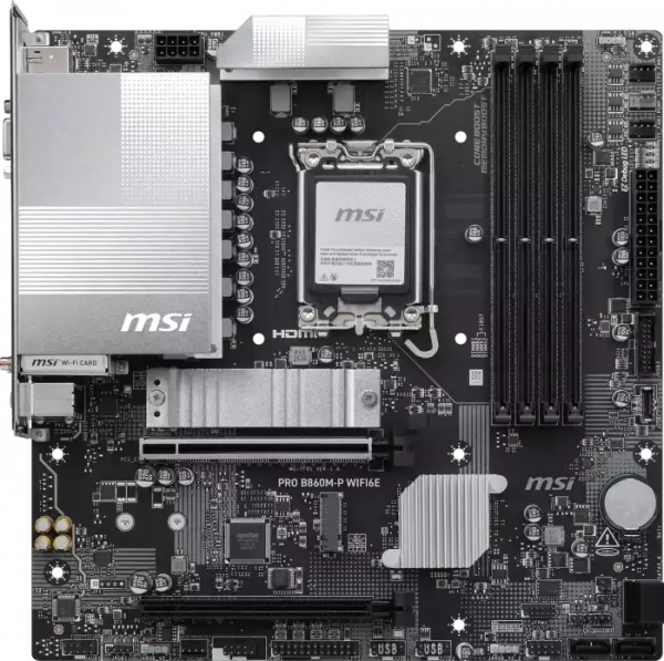 MSI Pro B860M-P Wifi6E (B860,S1851,mATX,DDR5)