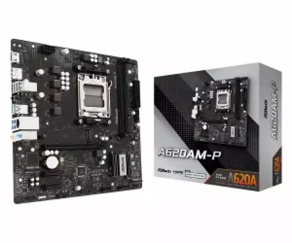 ASRock A620AM-P AM5 mATX HDMI DDR5
