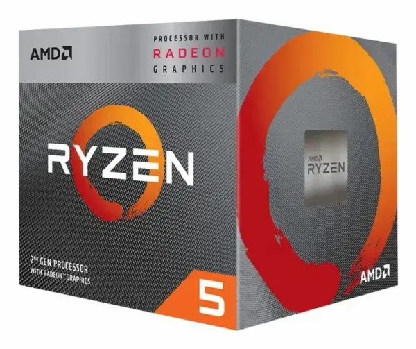 AMD Ryzen 5 3400G - 3.7 GHz - 4 ydintä - 8 säiettä - 4 Mt cache - Socket AM4 - Box