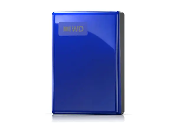 WD My Passport - Kiintolevyasema - salattu - 6 Tt - ulkoinen (kannettava) - USB 3.2 Gen 1 (USB-C liitin) - AES 256 bittiä - koboltti