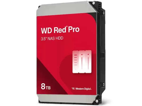 WD Red Pro WD8006FFBX - Kiintolevyasema - Enterprise - 8 Tt - sisäinen - 3.5 - SATA 6Gb/s - 7200 kierrosta/min - puskuri 256 Mt