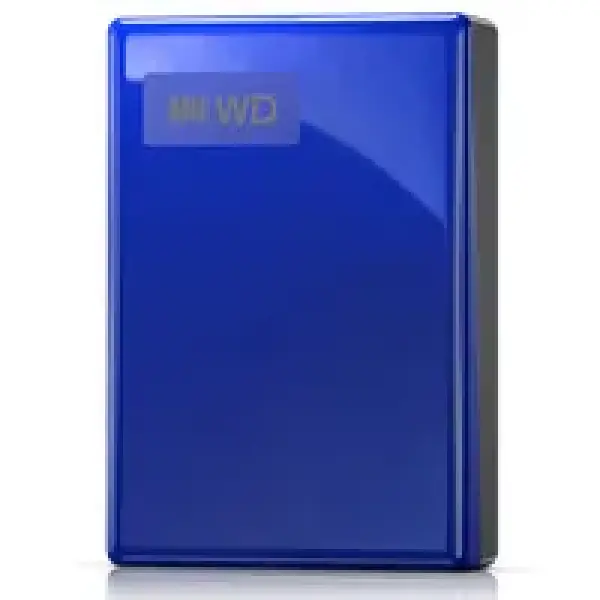WD My Passport - Kiintolevyasema - salattu - 2 Tt - ulkoinen (kannettava) - USB 3.2 Gen 1 (USB-C liitin) - AES 256 bittiä - koboltti