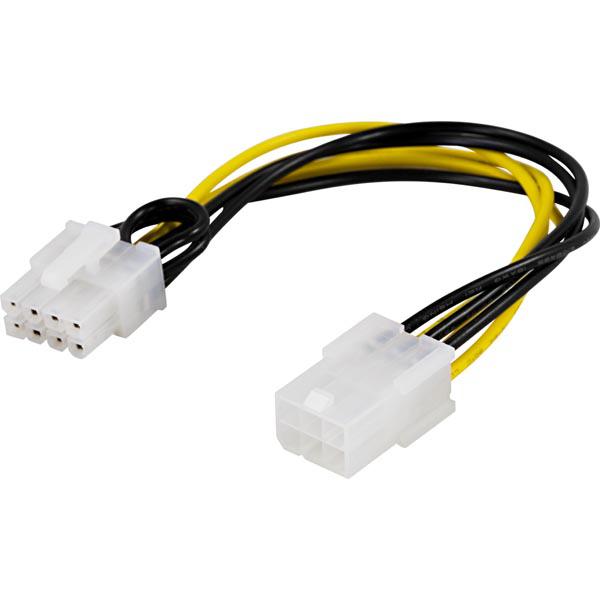Adapteri 6-pin PCI-E -> 8-pin PCI-E